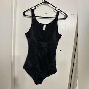 Maidenform Black One-Piece Swimsuit with Scoop Neck